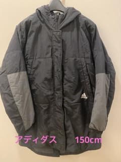 アディダスフード付きコート　　150cmのサムネイル