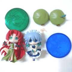 東方スーパーデフォルメシリーズ ミニフィギュア 紅美鈴 十六夜咲夜 2種セット 東方スーパーデフォルメシリーズ ミニフィギュア 紅美鈴 十六夜咲夜 2
