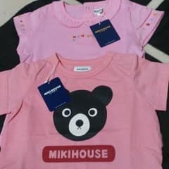 値下げです。ミキハウス二枚組。新品。のサムネイル