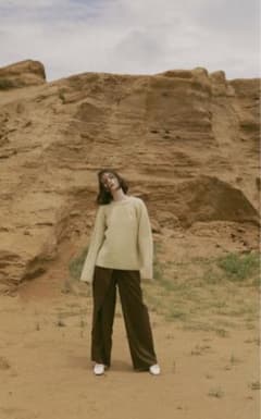Mohair Blend Knit Pullover(yellow)のサムネイル