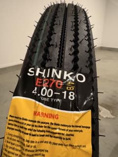 ビンテージタイヤ　SHINKO E270 4.00-18 タイヤ ビンテージタイヤ SHINKO E270 4.00-18 タイヤ - メルカリ