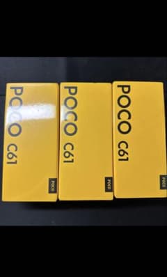 POCO C61 ホワイト 3GB RAM 64GB ROM 3台 - メルカリ