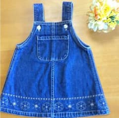 babyGAP デニムジャンパースカート 6〜12monthのサムネイル