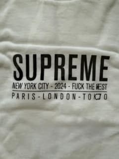 Supreme Paris Tee ホワイトM新品 2024SS - メルカリ