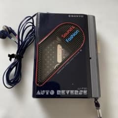 整備品】SANYO サンヨー カセットプレーヤー MR-JJ4 シルバー 中古