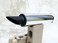スラッシュカット　サイレンサー　銀黒42.7Πハス切り＋バネ２本/①汎用 エンデ スラッシュカット サイレンサー 銀黒42.7Πハス切り＋バネ2本/②汎用