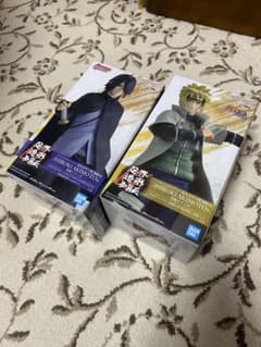 나루토 볼트 피규어 웨이브 미나토 우치하 사스케 2체 세트 boruto