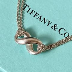 ティファニー】インフィニティ ネックレス ダブルチェーン シルバー925