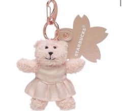 スタバ 桜 SAKURA2026 ベアリスタキーチェーン マスコット ピンクのサムネイル