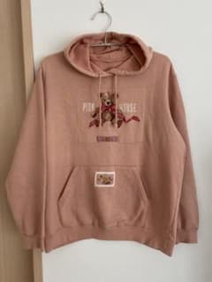 PINK HOUSE ピンクハウス クマ刺繍 フード付きパーカーのサムネイル