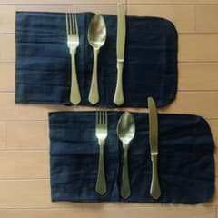 Astier de Villatte カトラリーセット マットゴールド 2セット - メルカリ