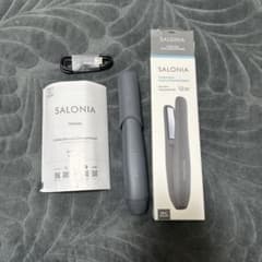 SALONIA コードレスヘアアイロン 本体 グレーのサムネイル