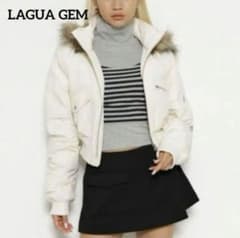 Laguagem Hood Compact Military ブルゾン 白のサムネイル