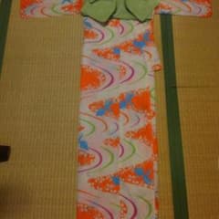 美品今年の浴衣と作り帯セットのサムネイル