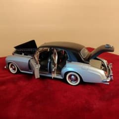 1955年式 シルバー/ブラック ロールスロイスモデルカー - メルカリ