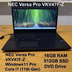 NEC VersaPro メモリ16GB SSD512GB Windows11のサムネイル