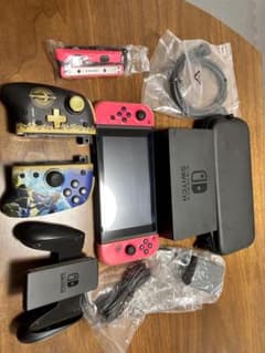 Nintendo Switch 本体 ネオンピンク ゼルダコントローラー付 - メルカリ