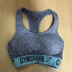 GYMSHARK スポーツブラ グレー　ジムシャークのサムネイル