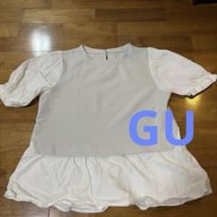 GU ペプラムブラウス 半袖 Mサイズのサムネイル