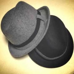 ハット二点セット ブラック&グレー！のサムネイル