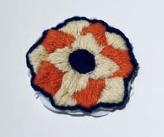 花柄 刺繍ワッペン アップリケ ハンドメイド素材のサムネイル