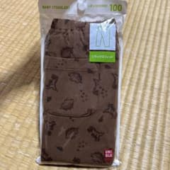 【未使用】ユニクロ　レギンス　リラックスフィット　100のサムネイル