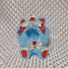 ハンドメイド 着ぐるみ おすわりぬい服 推し活 水色 赤色 d827 - メルカリ