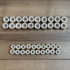 未使用エアコン用フレアナット20セット キャップ付 2分3分 3/8 1/4 C