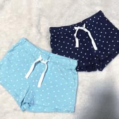 H&M キッズ100 ハート柄ショートパンツ♡2枚セットのサムネイル