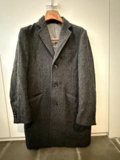 紳士コート Harris Tweed ハリスツイード ヘリンボーン
