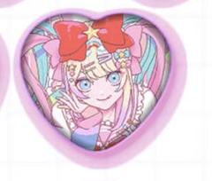 ニディガ あめちゃん 超てんちゃん 缶バッジ まとめ売り ニディガ東名阪 超てんちゃん あめちゃんトレーディングハート型