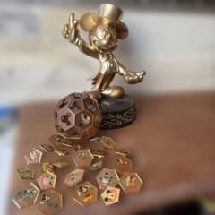 ミッキーマウスのフィギュア型置き時計 第一生命100周年記念