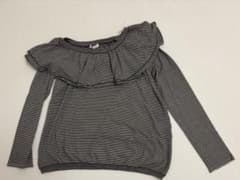 新品 Brunello Cucinelli 薄手ボーダーニット カシミヤ混のサムネイル