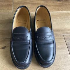 KLEMAN 黒 レザー ローファーのサムネイル
