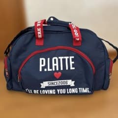 ピンクラテ　ボストンバック　ネイビーのサムネイル