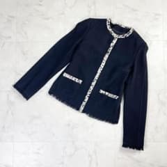 美品 ドルチェ&ガッバーナ ニットジャケット ブラック サイズ42*LD357