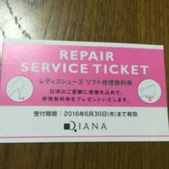 ダイアナ リフト無料券 二枚セットのサムネイル