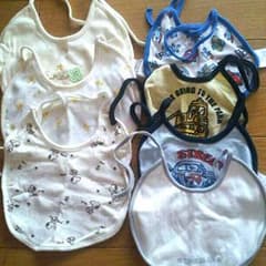 スタイ7枚セット 男の子用のサムネイル