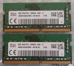 メモリー SK hynix SK hynix メモリ 8GB×2枚セット - メルカリ
