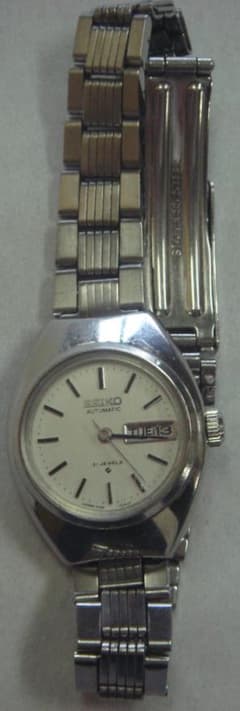SEIKO 자동 감기 시계 실버 세이코 자동 감기 여성 시계