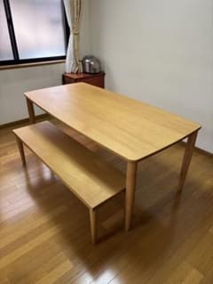 柏木木工 kashiwa オーク材 ダイニングテーブル OG35 ベンチ込 柏木木工 kashiwa オーク材 ダイニングテーブル OG35 ベンチ込 - メルカリ