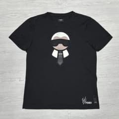 FENDI フェンディ Tシャツ ブラック サイズ48 2T1096 - メルカリ