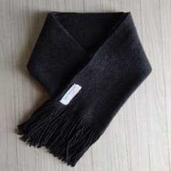 美品 Ballantyne カシミヤ100% マフラー フリンジ グレー 旧タグ