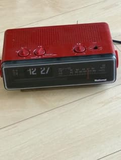 NATIONAL ナショナル RC-6035 パタパタ時計 ラジオ レトロ - メルカリ