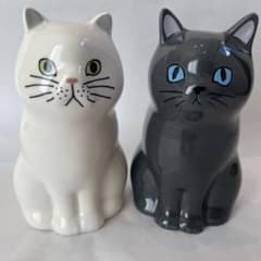 猫　置物　フラワーベース&ペンスタンド　インテリアのサムネイル