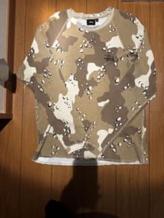 最終値下げ 確実正規品 Stussy Raglan サーマル L/S CAMO - メルカリ