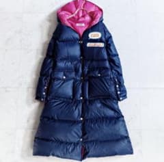 美品✨ヒステリックグラマー HYSTERIC ワッペン付 ロングダウンコート 美品】ヒステリックグラマー HYSTERIC ワッペン付 ロングダウンコート