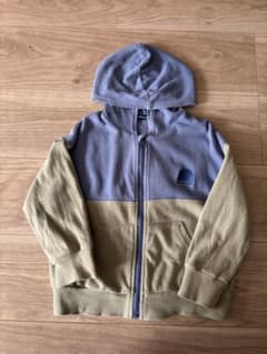 moujonjon キッズ パーカー バイカラー 100