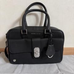 ADMJ アールデコ ミニボストンバッグ モーツァルト 2way ブラックA