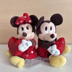 ディズニーストア ミッキー ミニー バレンタイン ぬいぐるみ ペア